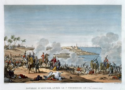 „Thermidor 7. Aboukir csata, 7. évf.”, 1799. július 25. alkotó: Louis Francois Couche