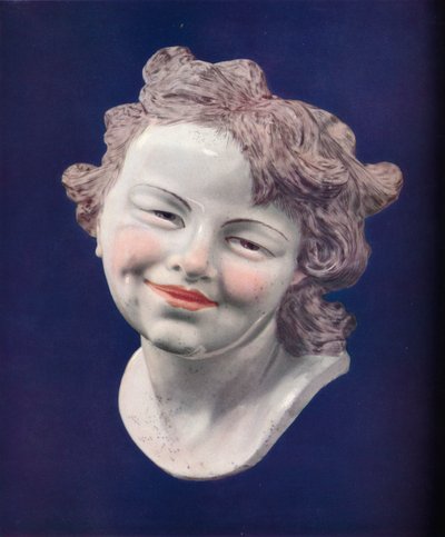 Chelsea porcelánfej, c1746. alkotó: Louis Francois Roubiliac