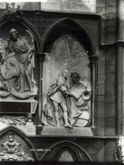 Händel emlékműve, 1762 alkotó: Louis Francois Roubilliac