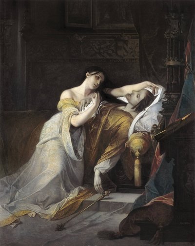 I. kasztíliai Joan Őrült Joánt (Juana la loca) Habsburg Fülöp feleségének nevezte alkotó: Louis Galue