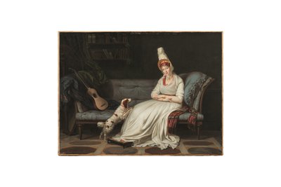 Elizabeth, Lady Webster, később Lady Holland (1771-1845) portréja, 1795 körül (olaj, vászon) alkotó: Louis Gauffier
