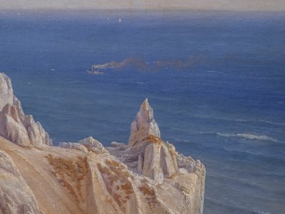 A Møns Klint sziklái alkotó: Louis Gurlitt