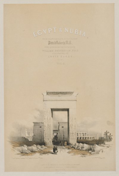 Egyiptom és Núbia: Frontispiece V. kötet alkotó: Louis Haghe