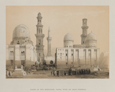 Egyiptom és Núbia, III. kötet: Emlékek sírja, Kairó, 1849. alkotó: Louis Haghe
