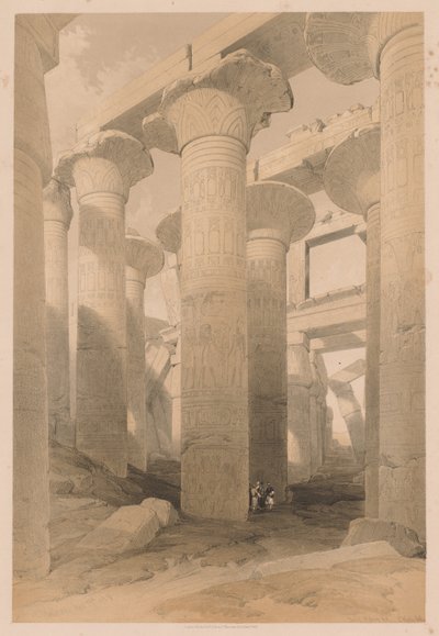 Egyiptom és Núbia: II. kötet – 14. szám, Karnak alkotó: Louis Haghe