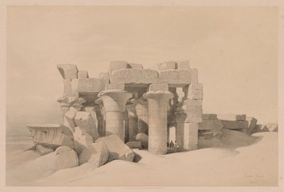 Egyiptom és Núbia: II. kötet – 42. szám, Kom Ombo romjai alkotó: Louis Haghe