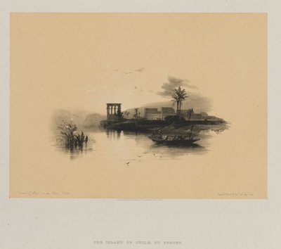 Egyiptom és Núbia, II. kötet: Philae szigete, a Níluson, Núbia alkotó: Louis Haghe