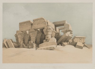 Egyiptom és Núbia, II. kötet: Kom-Ombo, 1846. alkotó: Louis Haghe