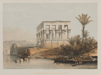 Egyiptom és Núbia, II. kötet: A philaei Hypaethral templom, a fáraó ágya alkotó: Louis Haghe