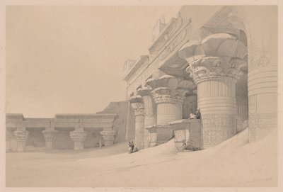 Egyiptom és Núbia: I. kötet – 10. szám, Edfou alkotó: Louis Haghe