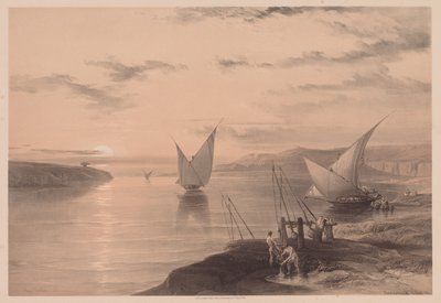 Egyiptom és Núbia: I. kötet – 12. szám, Hadjar Silsilis alkotó: Louis Haghe