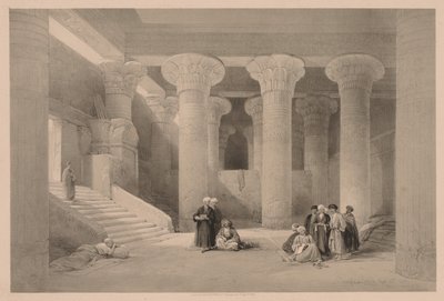 Egyiptom és Núbia: I. kötet – 24. szám, Esneh-i templom alkotó: Louis Haghe