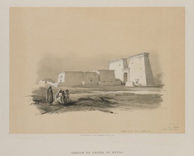 Egyiptom és Núbia, I. kötet: Dakke, Núbiában alkotó: Louis Haghe