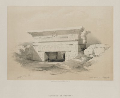 Egyiptom és Núbia, I. kötet: Dendera alkotó: Louis Haghe