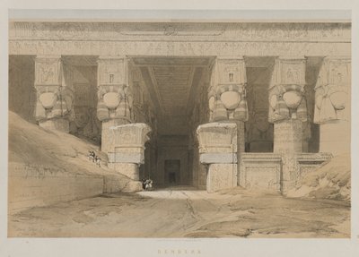 Egyiptom és Núbia, I. kötet: Dendera alkotó: Louis Haghe