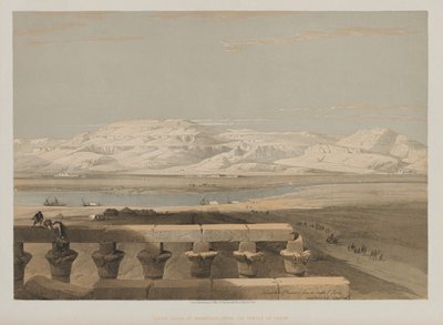 Egyiptom és Núbia, I. kötet: Líbiai hegylánc, Luxor templomából alkotó: Louis Haghe