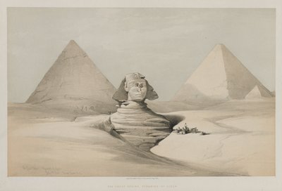 Egyiptom és Núbia, I. kötet: A Nagy Szfinx, Gezeeh piramisai alkotó: Louis Haghe