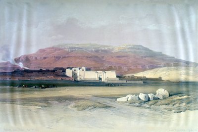 Medinet Abou, Théba, 1832. december 8., Egyiptom, 19. század alkotó: Louis Haghe