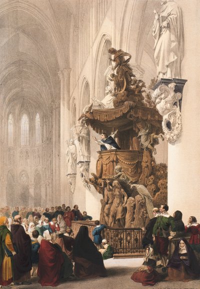 Szószék St. Gudule-ban, Brüsszel, 5. lap a „Haghe