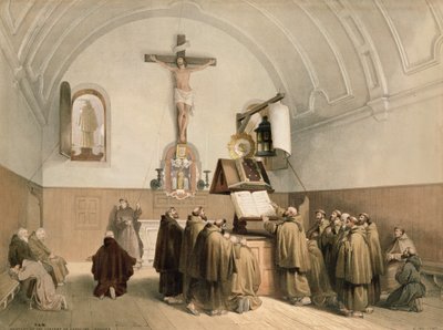 A harangjátékosok a brugge-i Capucinusok Oratóriumában alkotó: Louis Haghe