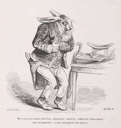 Új mesterem a Jelenetek az állatok magán- és közéletéből, kb. 1837-47. alkotó: Louis Henri Brévière