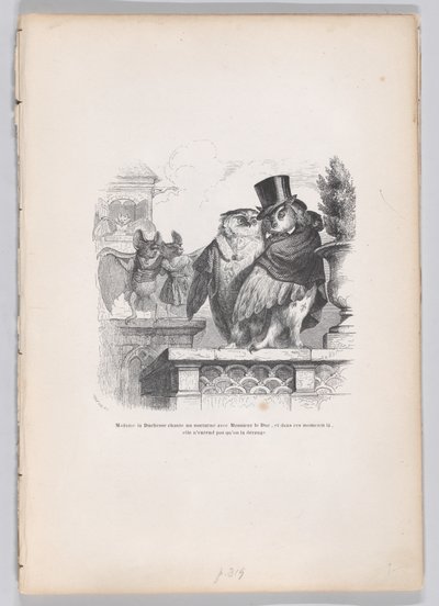 A hercegnő noktürnt énekel a herceggel... a Jelenetek a közlegényből és... kb. 1837-47. alkotó: Louis Henri Brévière