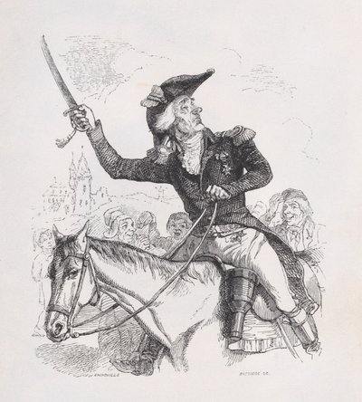 Carabas márkija a Béranger teljes műveiből, 1836. alkotó: Louis Henri Brévière