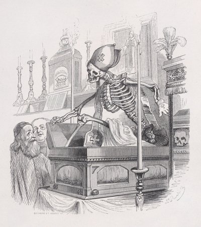 Az ereklyék Béranger teljes műveiből, 1836. alkotó: Louis Henri Brévière
