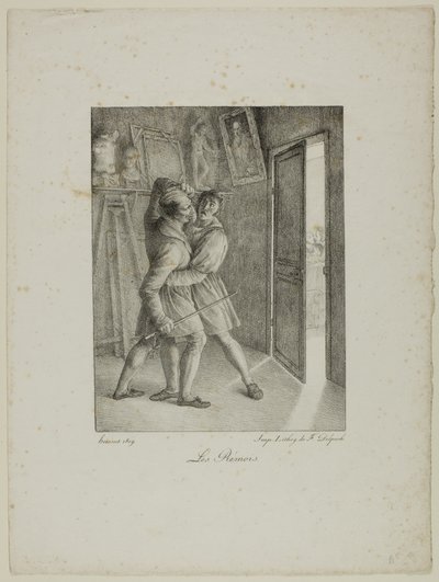 A rheimsi férfiak alkotó: Louis Hersent