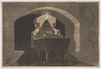 Sír kariatidákkal alkotó: Louis Jean Desprez