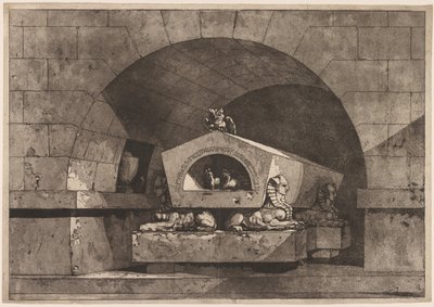 Sírja Szfinxszel alkotó: Louis Jean Desprez
