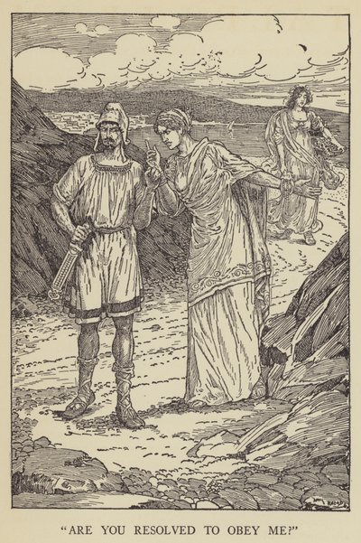 Elhatároztad, hogy engedelmeskedsz nekem? alkotó: Louis John Rhead