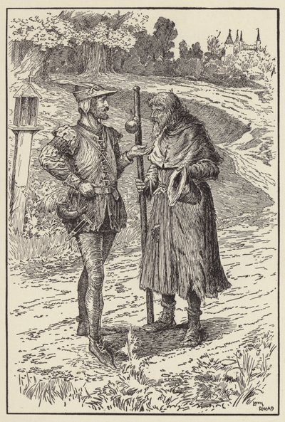 Gyere, cseréld le a ruhádat az enyémre, öreg alkotó: Louis John Rhead