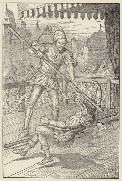 Teliben és négyszögletesen megütötte Ericet a koponyáján alkotó: Louis John Rhead