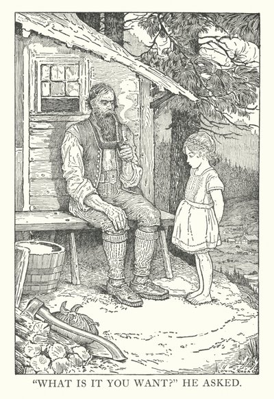 Johanna Spyri illusztrációja a Heidihez (litográfia) alkotó: Louis John Rhead