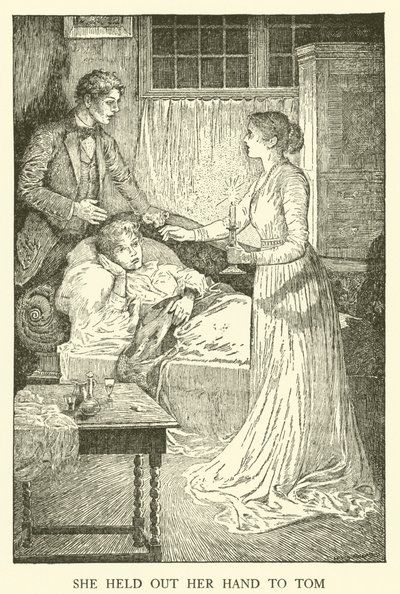 Illusztráció Tom Brown iskolai napjaihoz (metszet) alkotó: Louis John Rhead