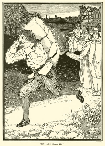 Élet! Élet! Örök élet! (metszés) alkotó: Louis John Rhead