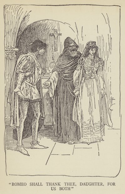 Rómeó meg fog köszönni neked, lányom, mindkettőnkért alkotó: Louis John Rhead