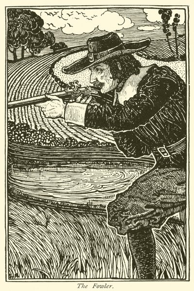 A Fowler (metszet) alkotó: Louis John Rhead