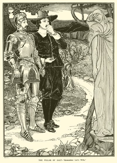 A sóoszlop (metszet) alkotó: Louis John Rhead