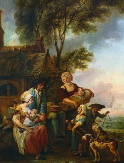 A rohanós játékos alkotó: Louis Joseph (1731-98) Watteau