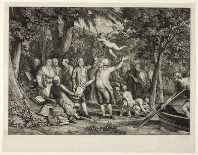 Mirabeau megérkezik az Elysian Fieldsre alkotó: Louis Joseph Masquelier