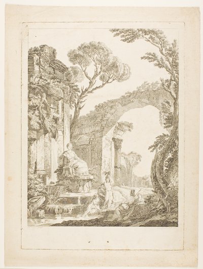A kút a romokban alkotó: Louis Joseph Masquelier
