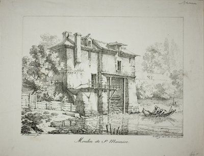 Malom St. Maurice-ban alkotó: Louis Jules Frederic Villeneuve