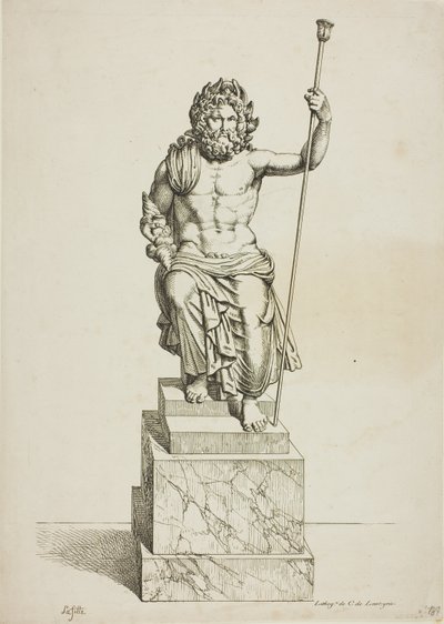 Jupiter, M. Denon gyűjteményéből származik. alkotó: Louis Lafitte