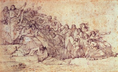 A hazafiak mészárlása a Champ de Marsnál alkotó: Louis Lafitte