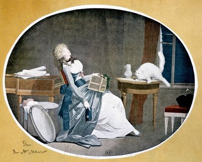 Louis Boilly (1761-1845) festményének reprodukciója. alkotó: Louis Leopold (after) Boilly