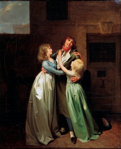 Gyászos elválás, 1780-as évek alkotó: Louis Leopold Boilly