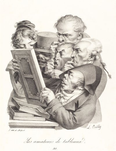 A képrajongók alkotó: Louis Leopold Boilly