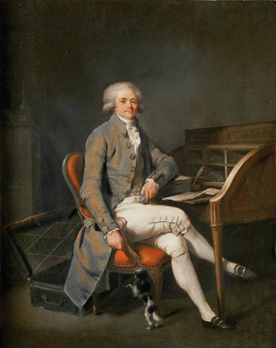 Maximilien Robespierre (olaj, vászon) alkotó: Louis Leopold Boilly